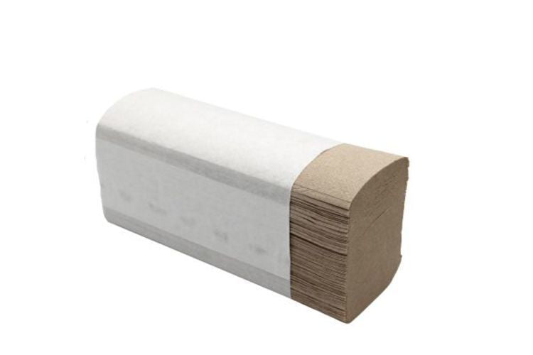 Venardo softline Venardo – Falthandtücher Z-Falz – 2-lagig, natur, Recyclingpapier – 240 × 240 mm