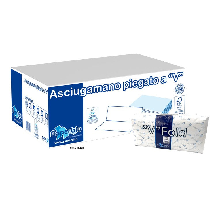 Super natur – Falthandtücher V-Falz – 2-lagig, weiss – 215 × 210 mm – Karton 15 × 210 Blatt