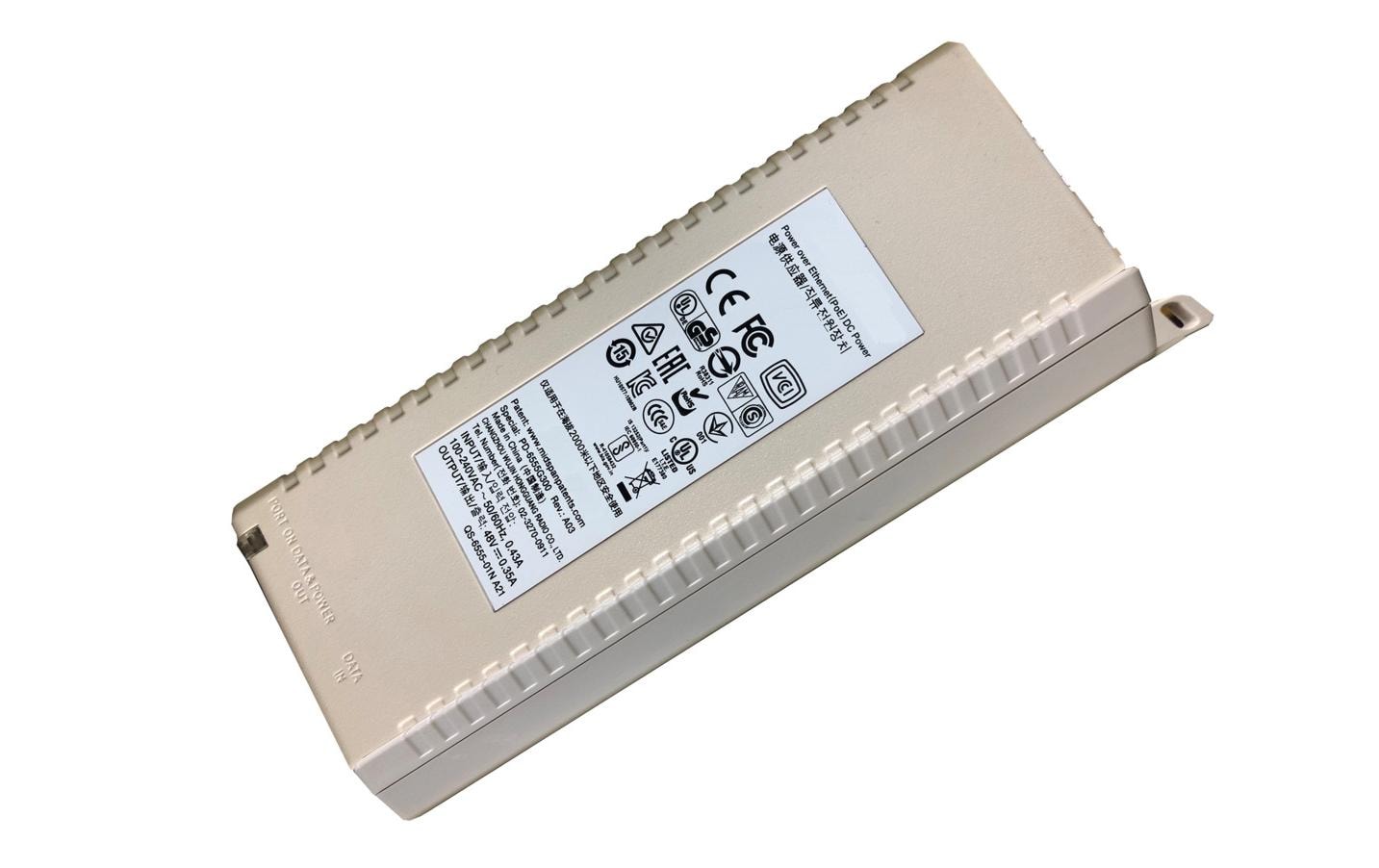 HPE Aruba AP-POE-ATSR PoE Midspan – 30 W IEEE 802.3at, 1× Port