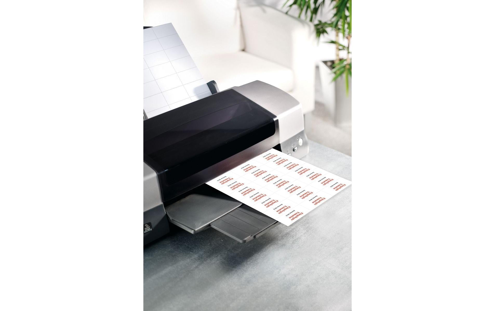 Sigel Schuletiketten – 105 × 148 mm, 100 Stk, 25 Bogen, Papier, permanent haftend