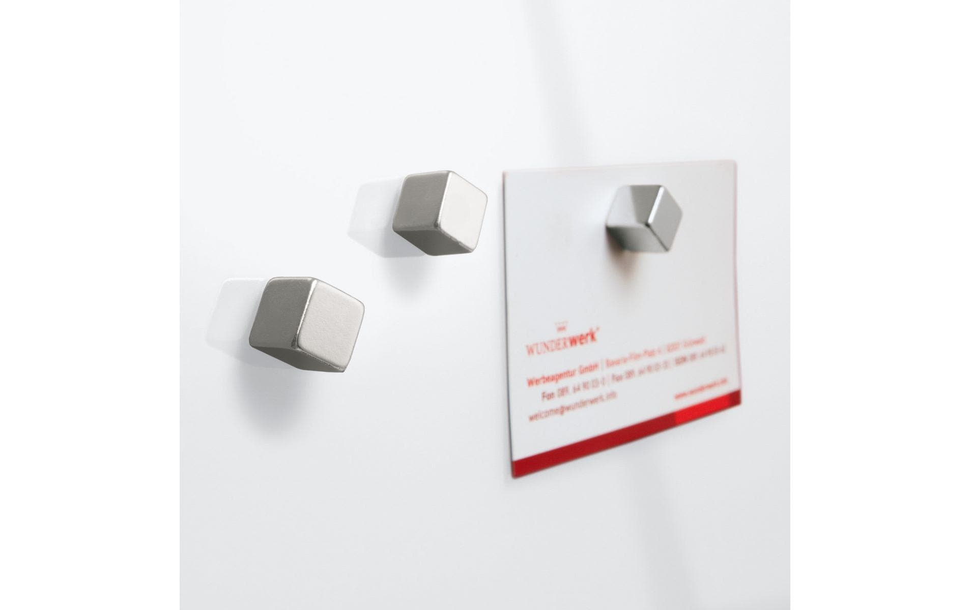 Sigel Whiteboard – 30 × 30 cm, Glas, magnetisch, Wandmontage, inkl. SuperDym Magnetwürfel, Montagesatz