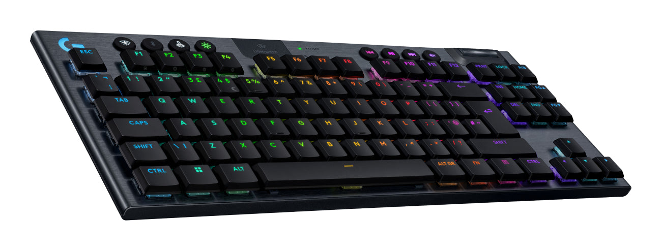 Logitech G G915 X LIGHTSPEED – Gaming-Tastatur TKL – Mechanisch – Bluetooth & 2,4 GHz – QWERTY (IT) – RGB