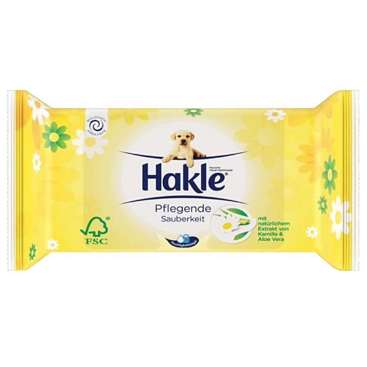 Hakle Feuchtes Toilettenpapier – Aloe Vera, Kamille, dermatologisch getestet, alkoholfrei