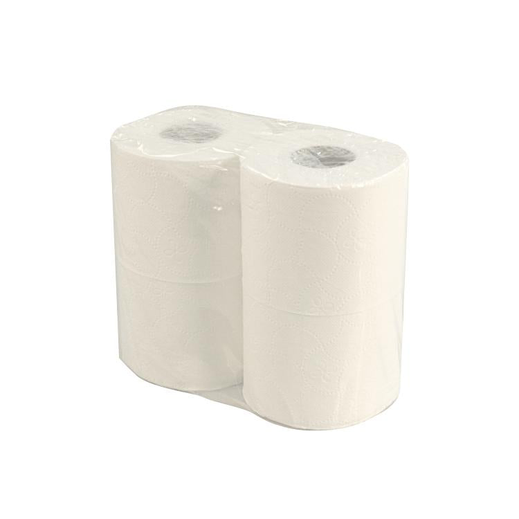 Toilettenpapier – 3-lagig, Zellstoff, Blattgrösse 97 × 120 mm, 300 Blatt/Rolle – 40 Rollen