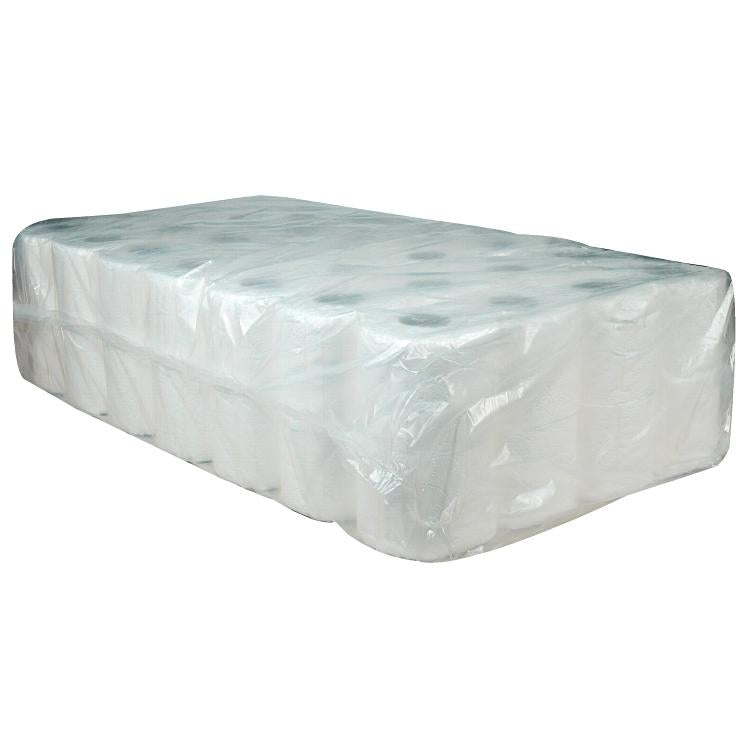 Toilettenpapier – 3-lagig, Zellstoff, Blattgrösse 96 × 120 mm, 150 Blatt/Rolle – 56 Rollen