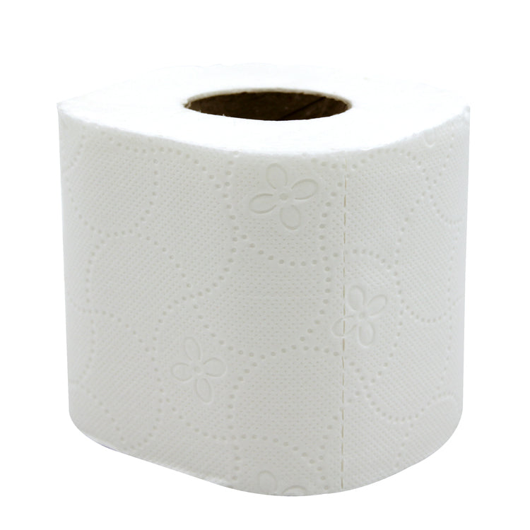 Toilettenpapier Kleinrolle – 4-lagig, Zellstoff, 150 Blatt/Rolle – 56 Rollen