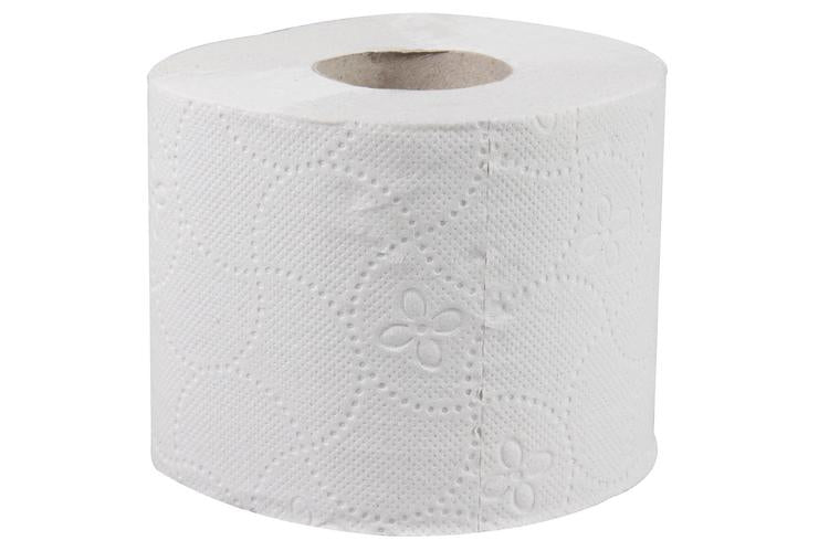 Toilettenpapier – 3-lagig, Recycling, Blattgrösse 96 × 110 mm, 250 Blatt/Rolle – 10 Rollen