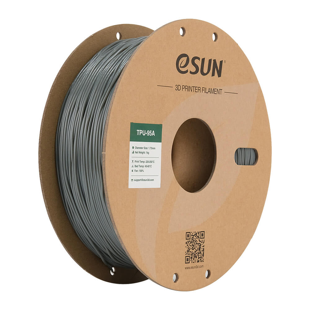 eSUN Filament TPU-95A – 1,75 mm, 1 kg – Grau