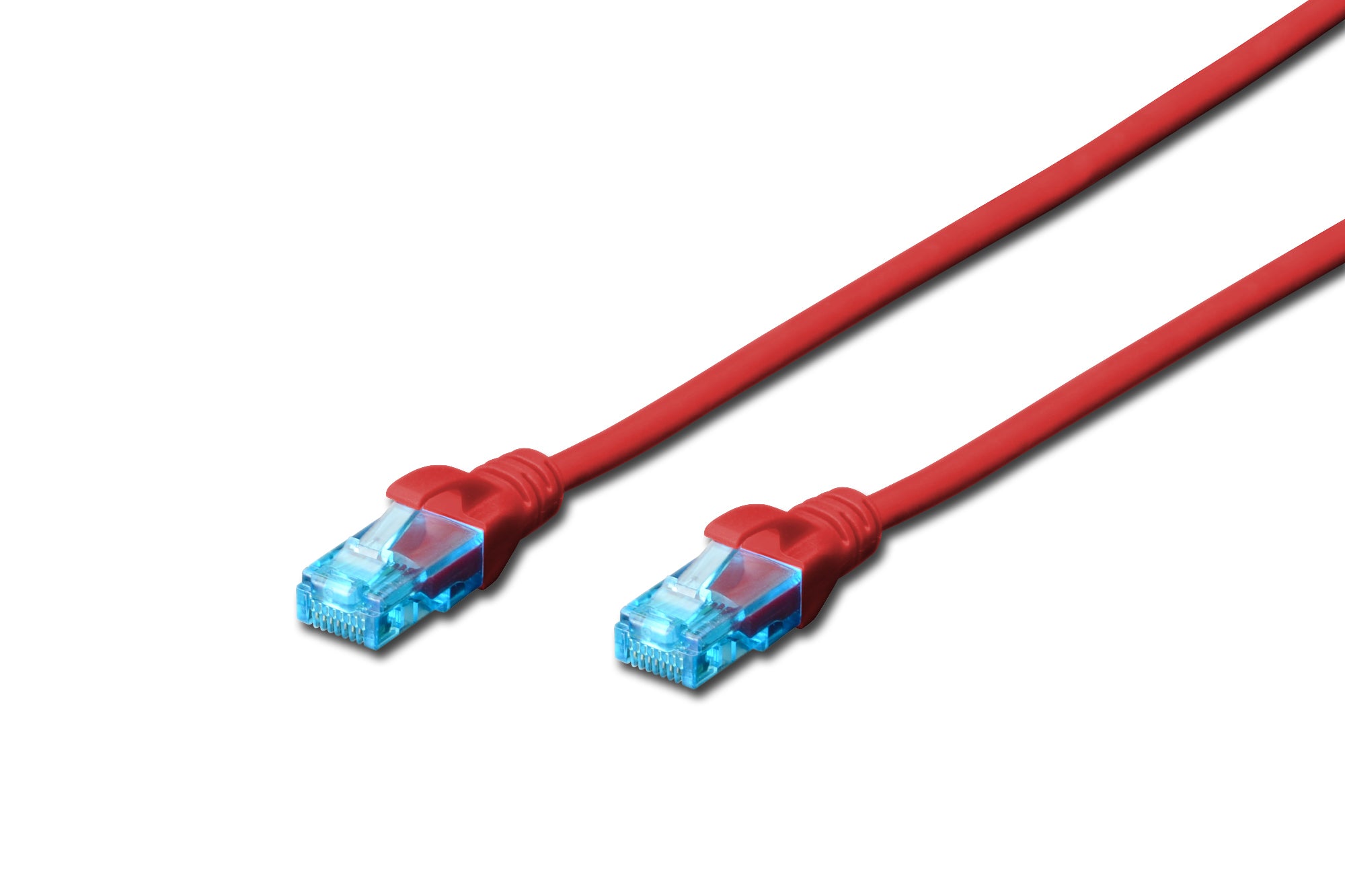 Digitus CAT5E Patchkabel – 5 m, Rot, ungeschirmt