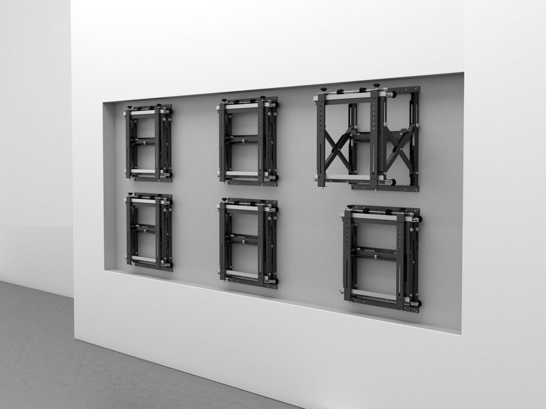 Multibrackets 1749 – Wandhalterung, neigbar, für 50–95", VESA 200×200–400×400, bis 90 kg, schwarz