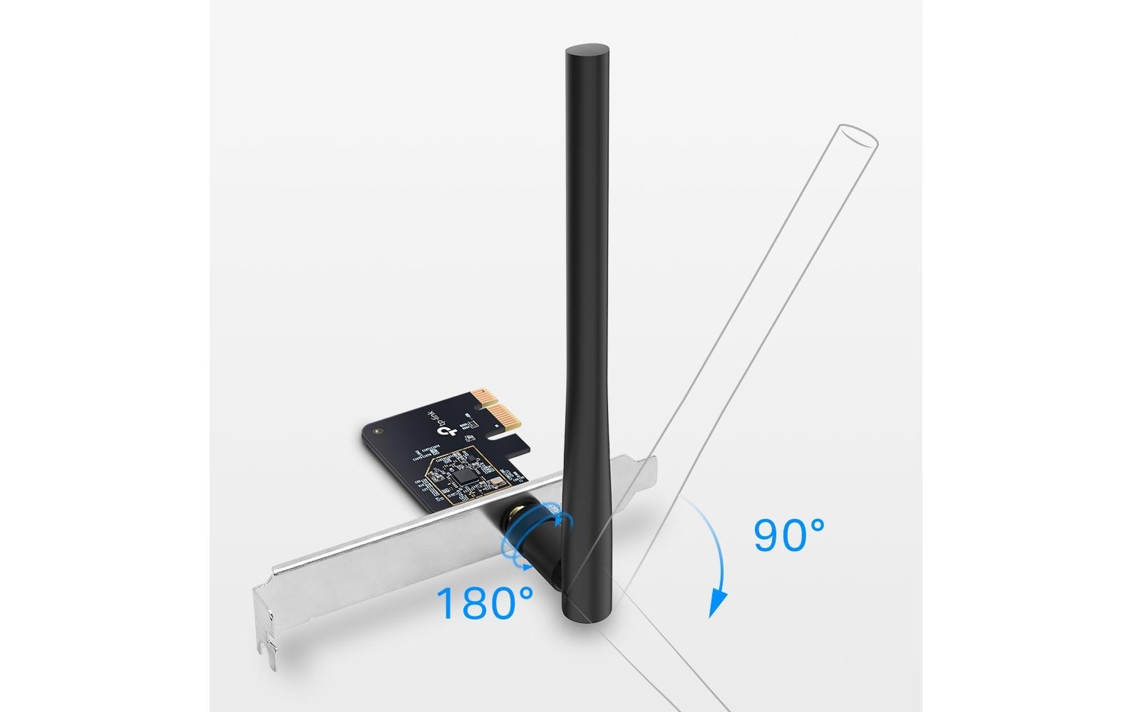 TP-Link ARCHER T2E – PCIe WLAN-Karte – Wi-Fi 5 (2,4/5 GHz), 433 Mbit/s