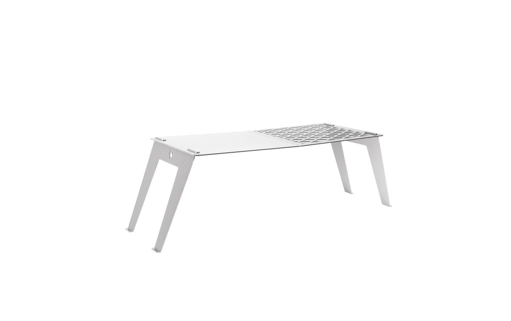 Fennek Grill 4FIRE – Edelstahl, zusammenklappbar, 62,8×24×22 cm – silber