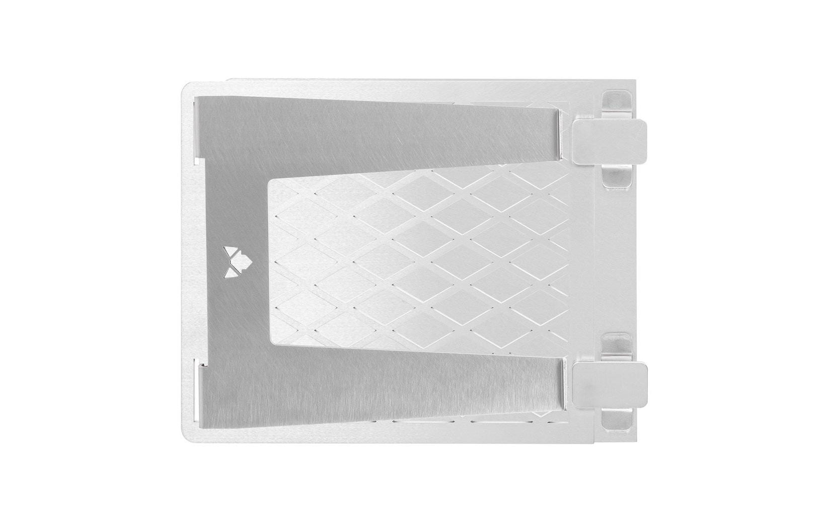 Fennek Grill 4FIRE – Edelstahl, zusammenklappbar, 62,8×24×22 cm – silber