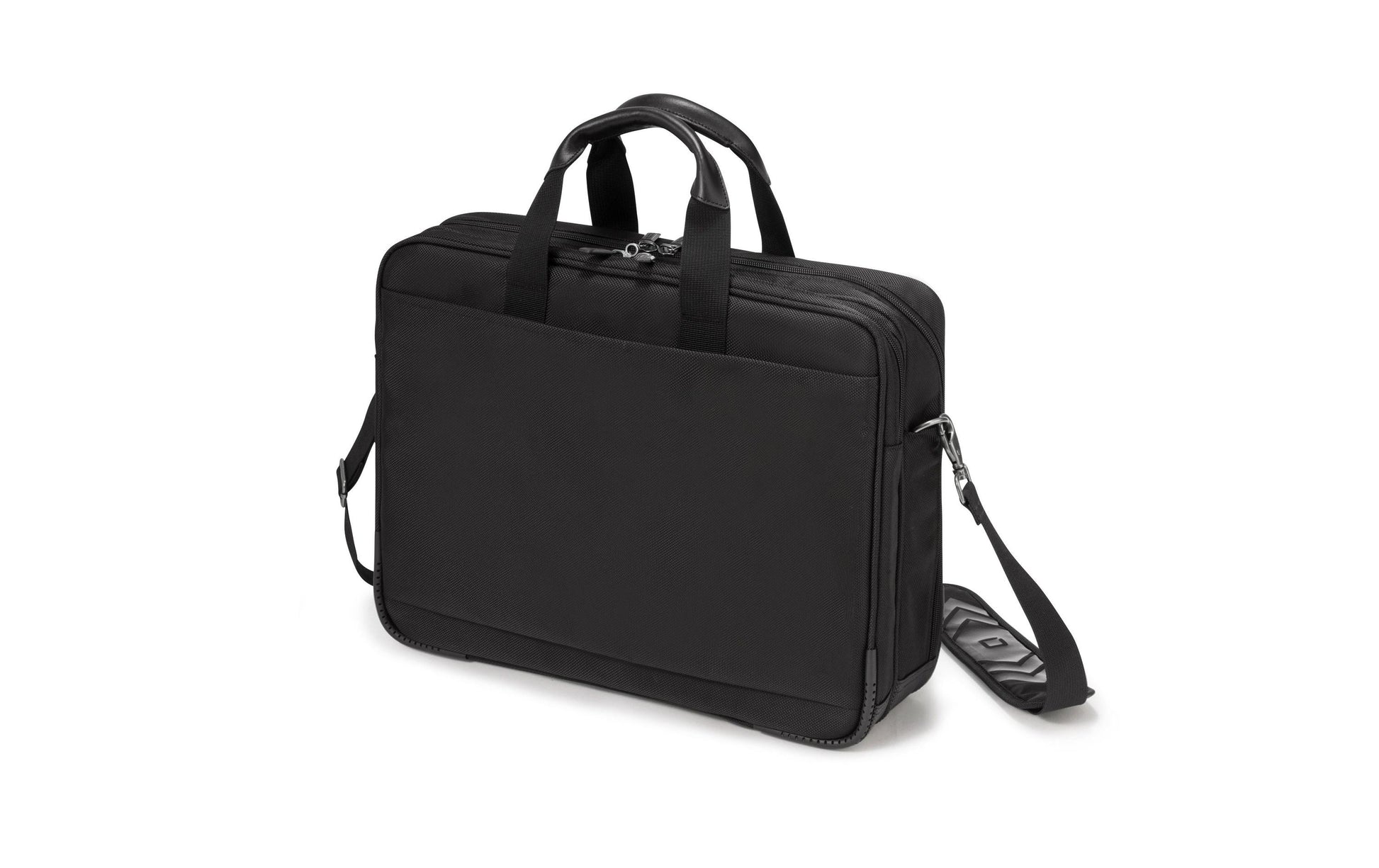 DICOTA Notebook-Tasche bis 17,3" – aus recycelten Materialien, mit Schultergurt – Schwarz
