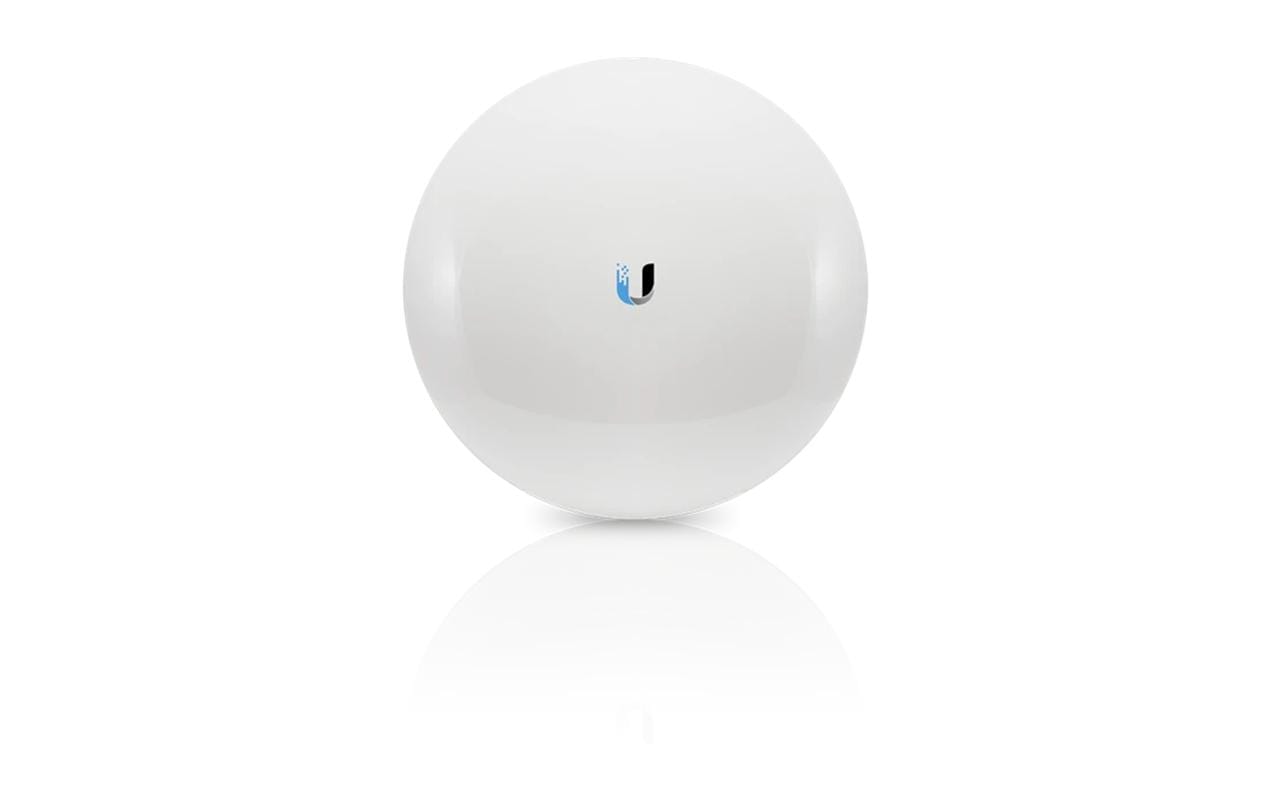 Ubiquiti airMAX NanoBeam ac – 2,4 GHz Funkbrücke, 13 dBi, 1× GbE, PoE-Adapter, Weiss