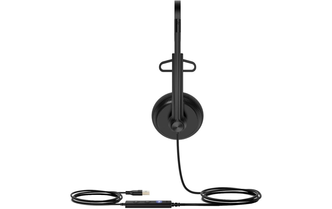Yealink UH34 Mono UC Office-Headset – On-Ear, Mono, Kabelgebunden, USB-A, ANC, UC-optimiert, Schwarz