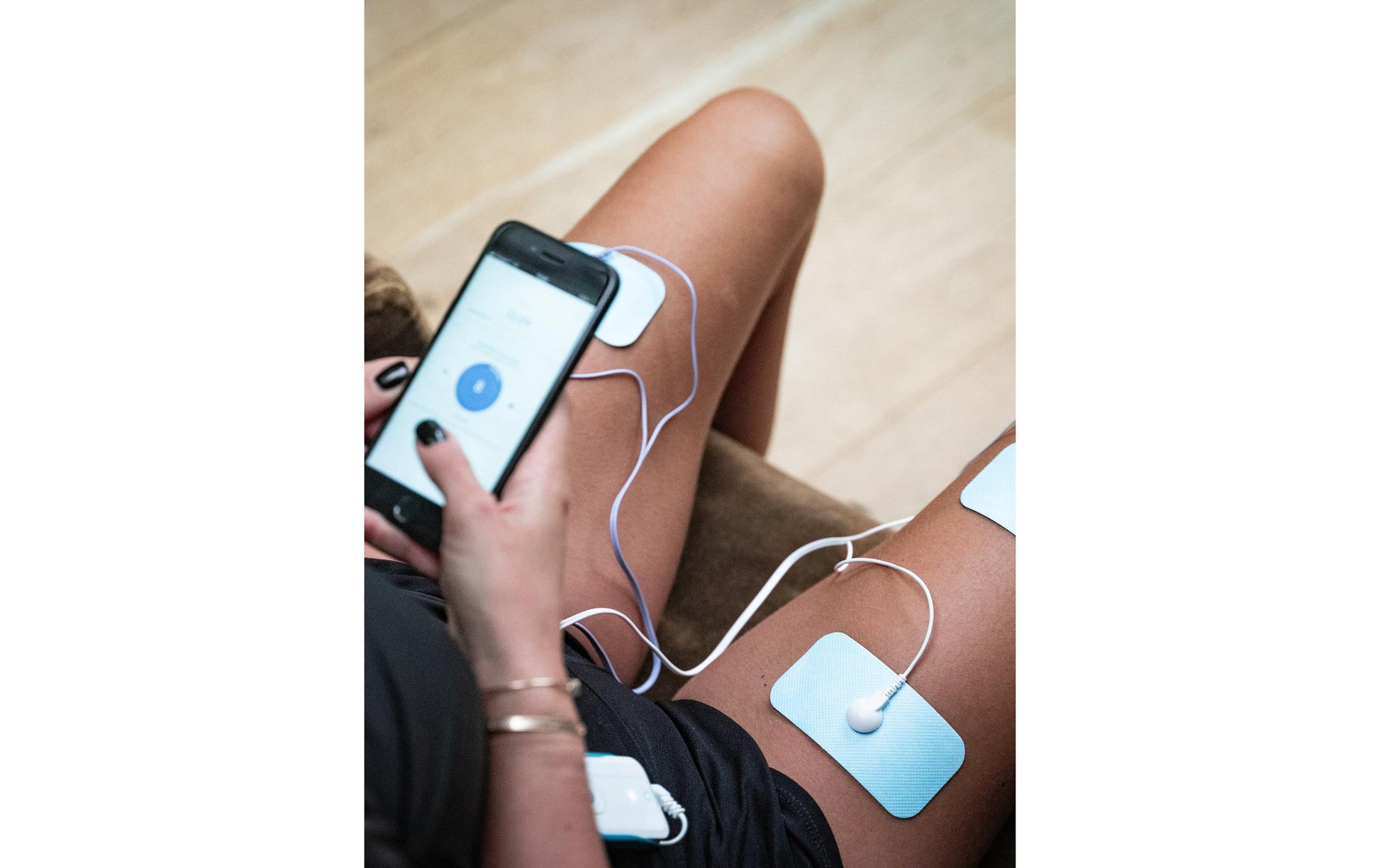 Bluetens Ersatz-Elektroden Grösse M – für Bluetens BLT01 – 8 Stk, blau