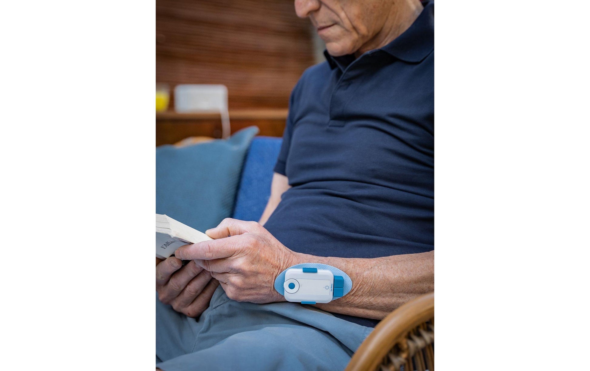 Bluetens Elektrode – für wireless Clip – 6 Stk, blau