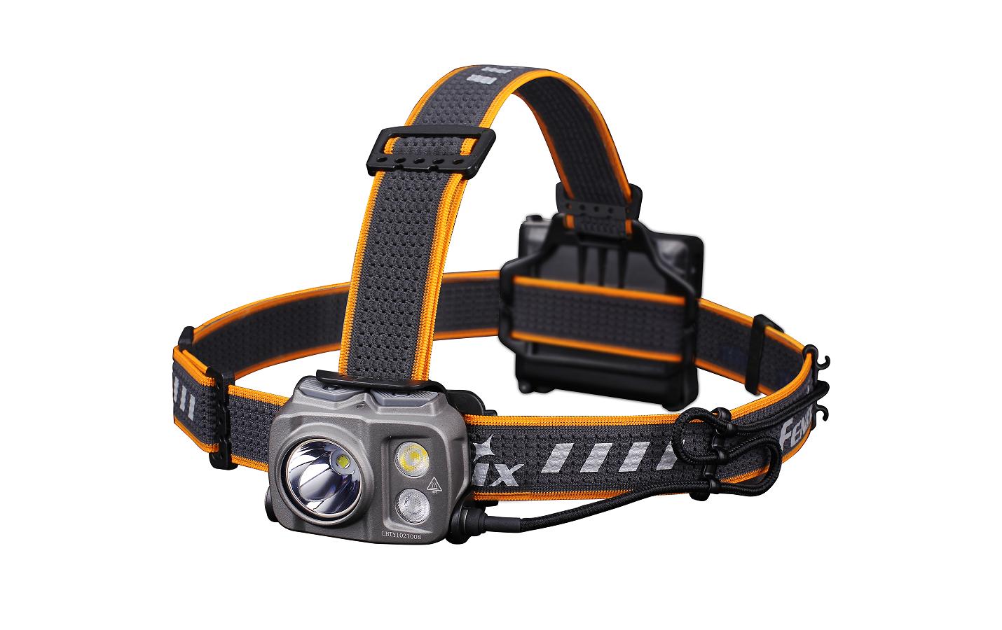 Fenix Stirnlampe HP16R – 1250 lm, 255 m, IP66, Laufzeit 300 h – Grau