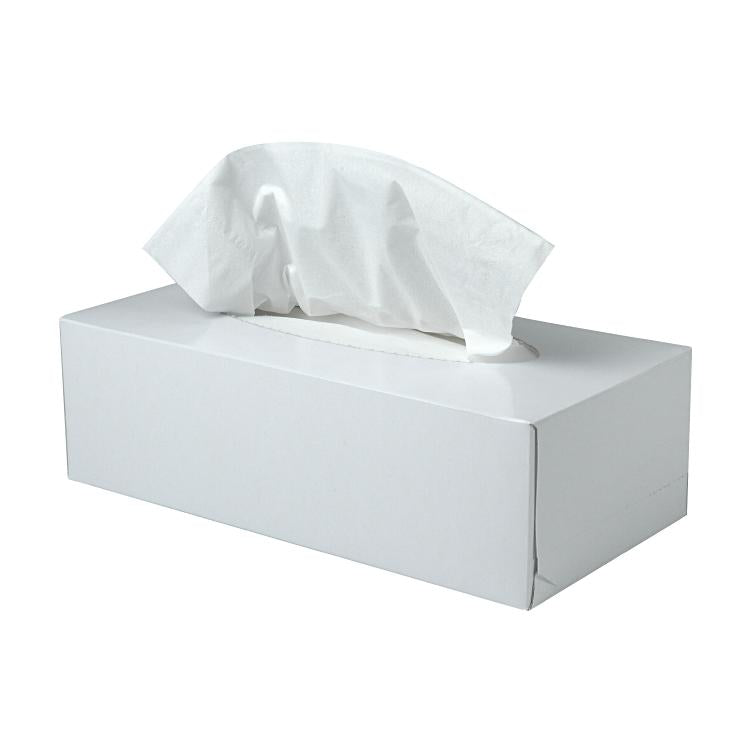 Kosmetiktücher Box – 3-lagig, Zellstoff, hochweiss, 207 × 205 mm – 25 Boxen à 100 Tücher