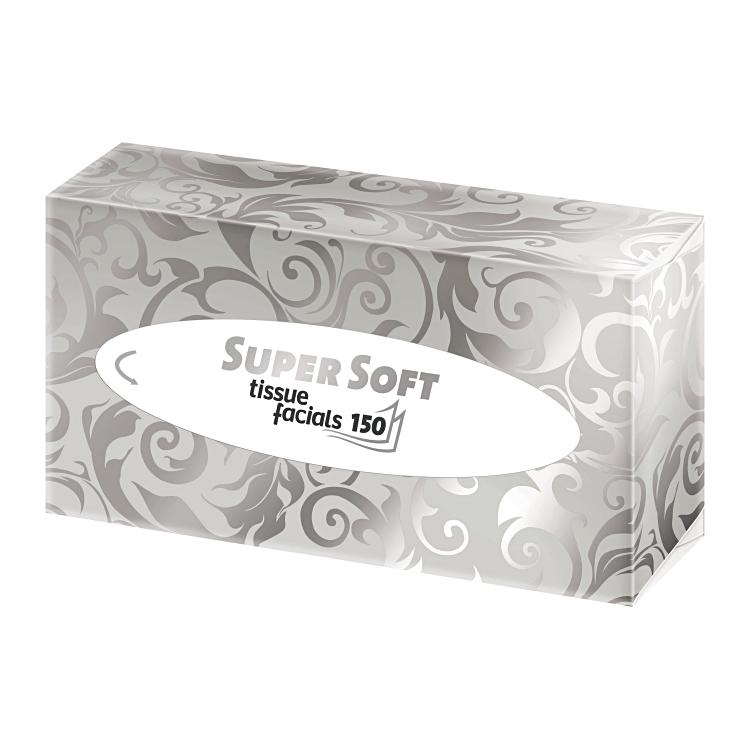Wepa Super Soft Kosmetiktücher – 2-lagig, hochweiss, 210×205 mm – 30 Boxen à 150 Tücher