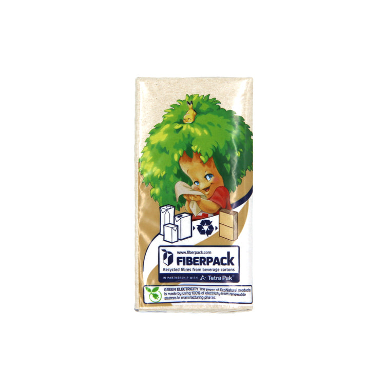 Lucart professional EcoNatural Taschentücher – 4-lagig, Recyclingpapier – 10×9 Taschentücher