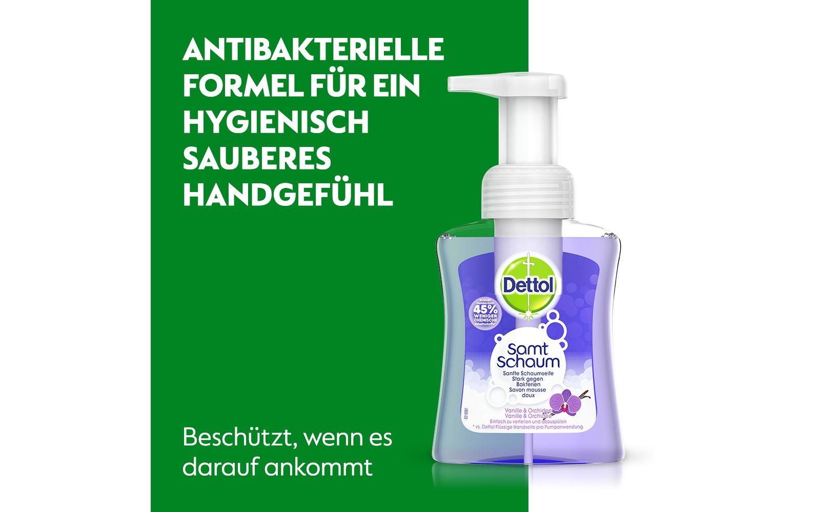 Dettol Flüssige Handseife – Orchidee – Pumpflasche – 250 ml