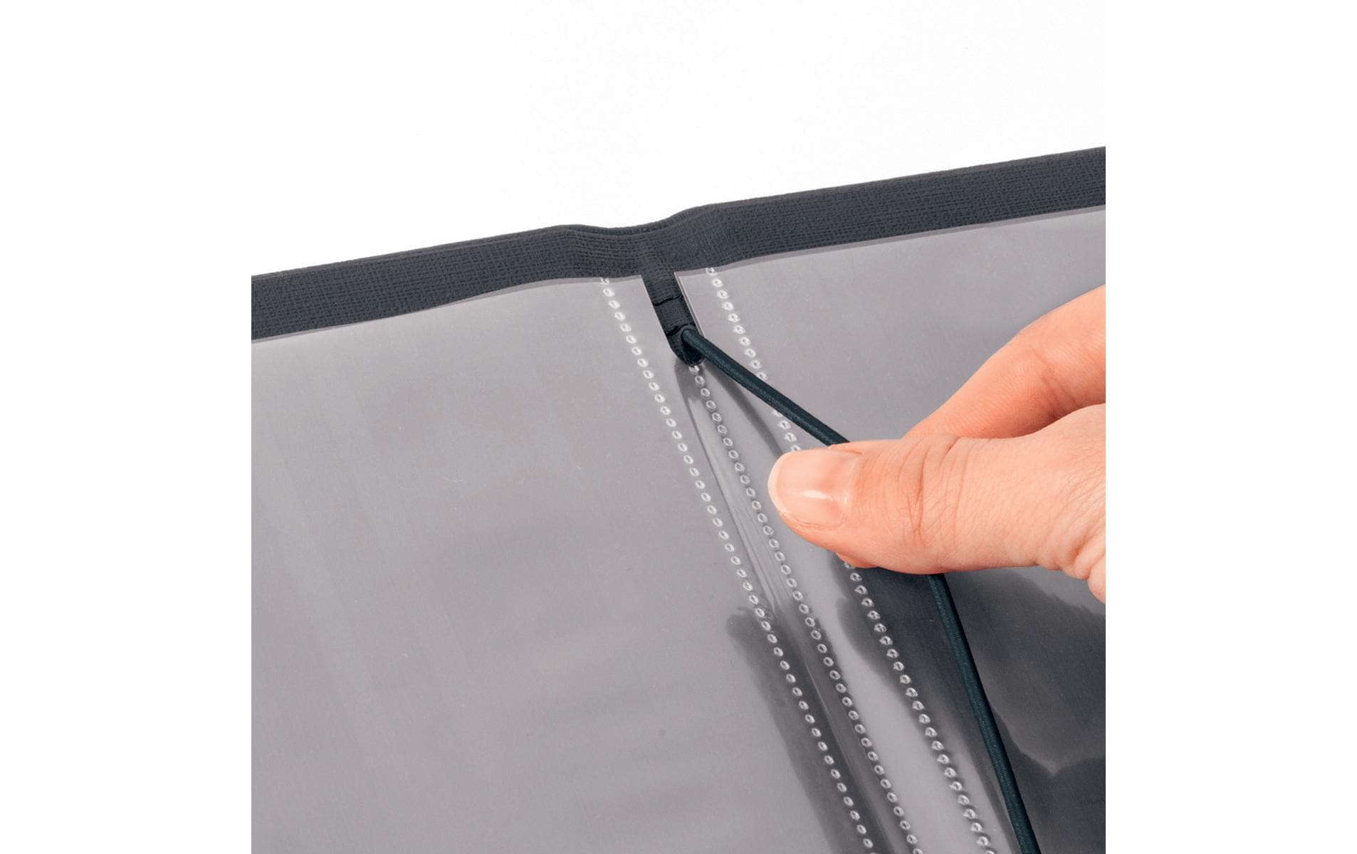 Sigel Speisekartenmappe SM100, für A4, 8 Seiten – Kunststoff – schwarz