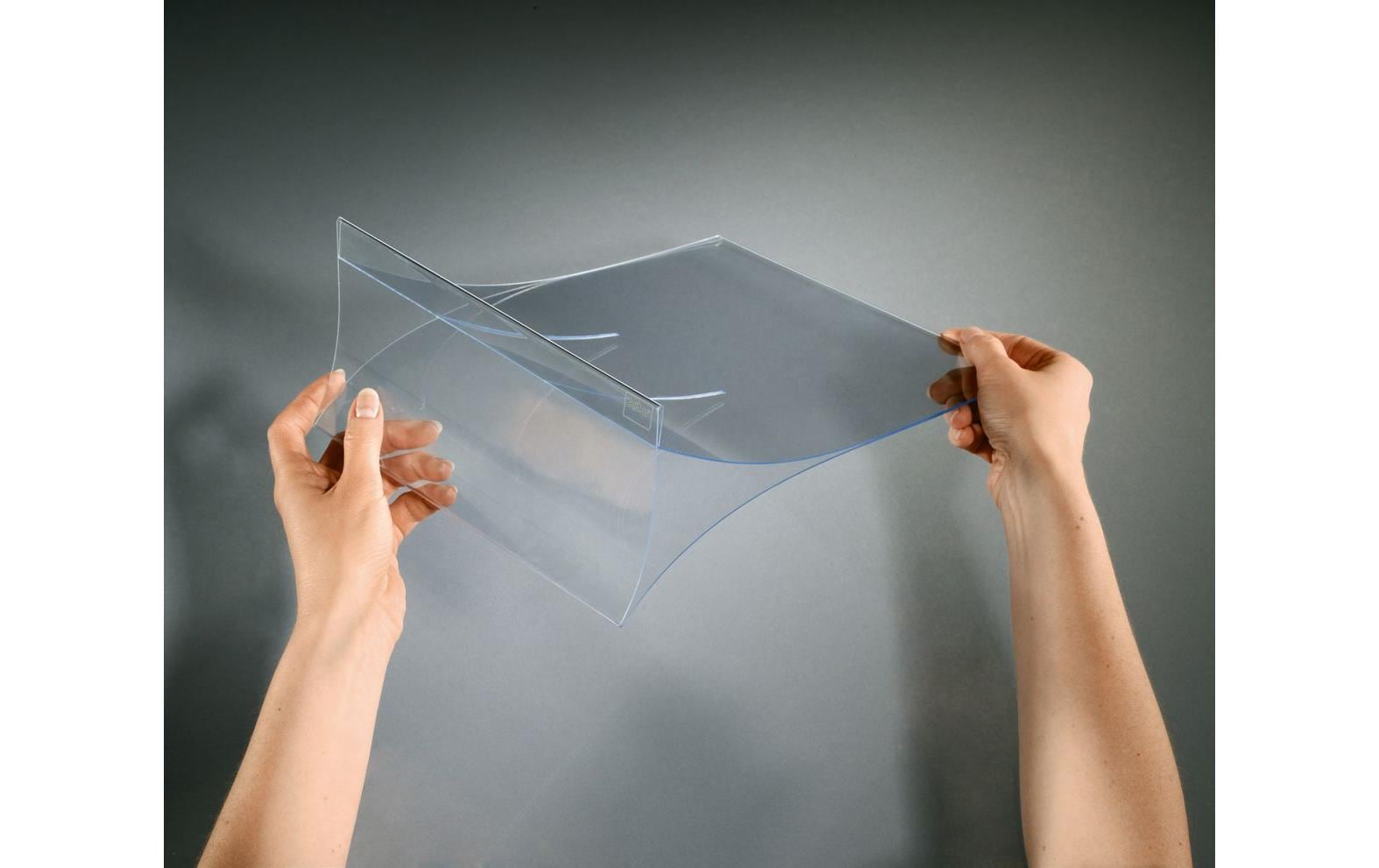Sigel Tischaufsteller – für A5 Hochformat, Transparent, Kunststoff, 157×90×225 mm