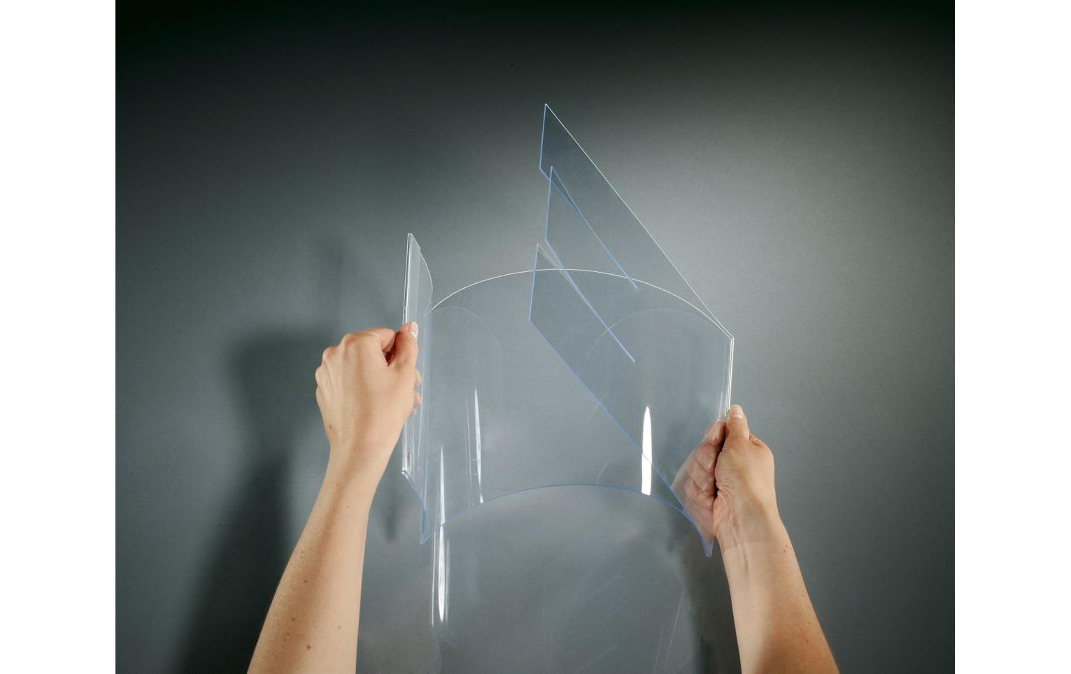 Sigel Tischaufsteller – für A5 Hochformat, Transparent, Kunststoff, 157×90×225 mm