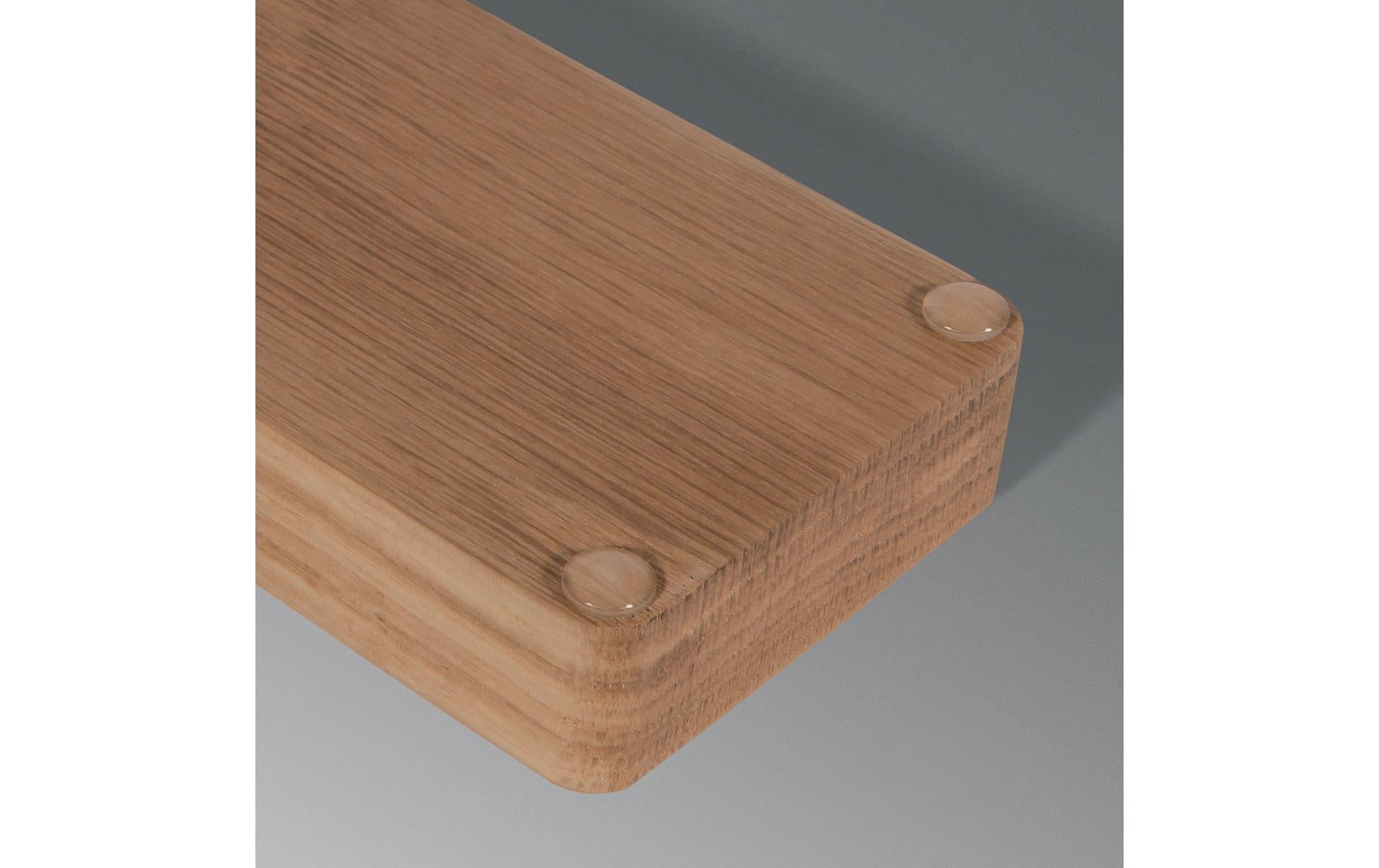 Sigel Visitenkarten-Aufsteller – Eiche, 107 × 22 mm – für Visitenkarten bis 90 mm Breite
