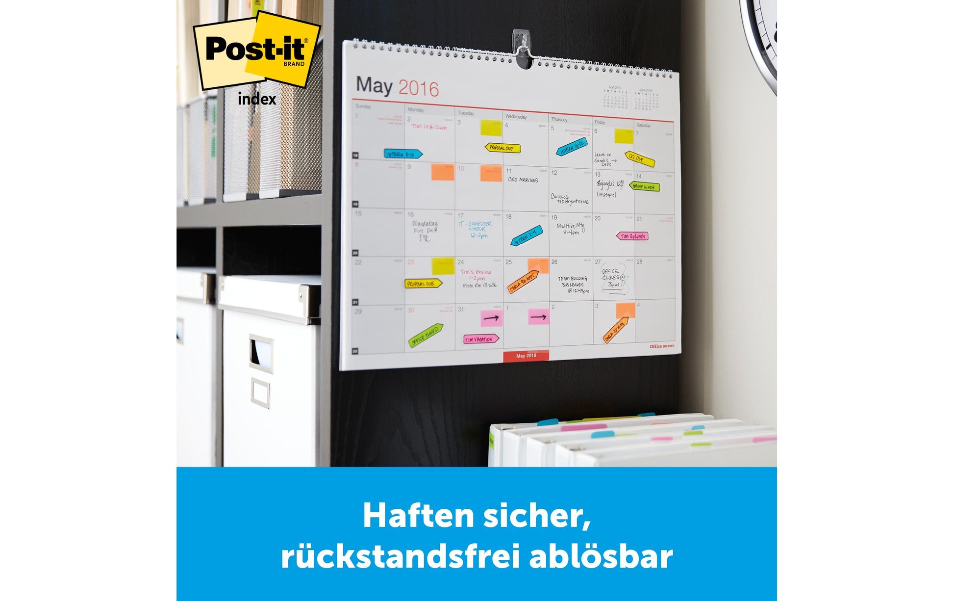 Post-it – 680-P6 – Haftmarker Index, 4 Farben, 25,4 × 43,2 mm, 6er Spender