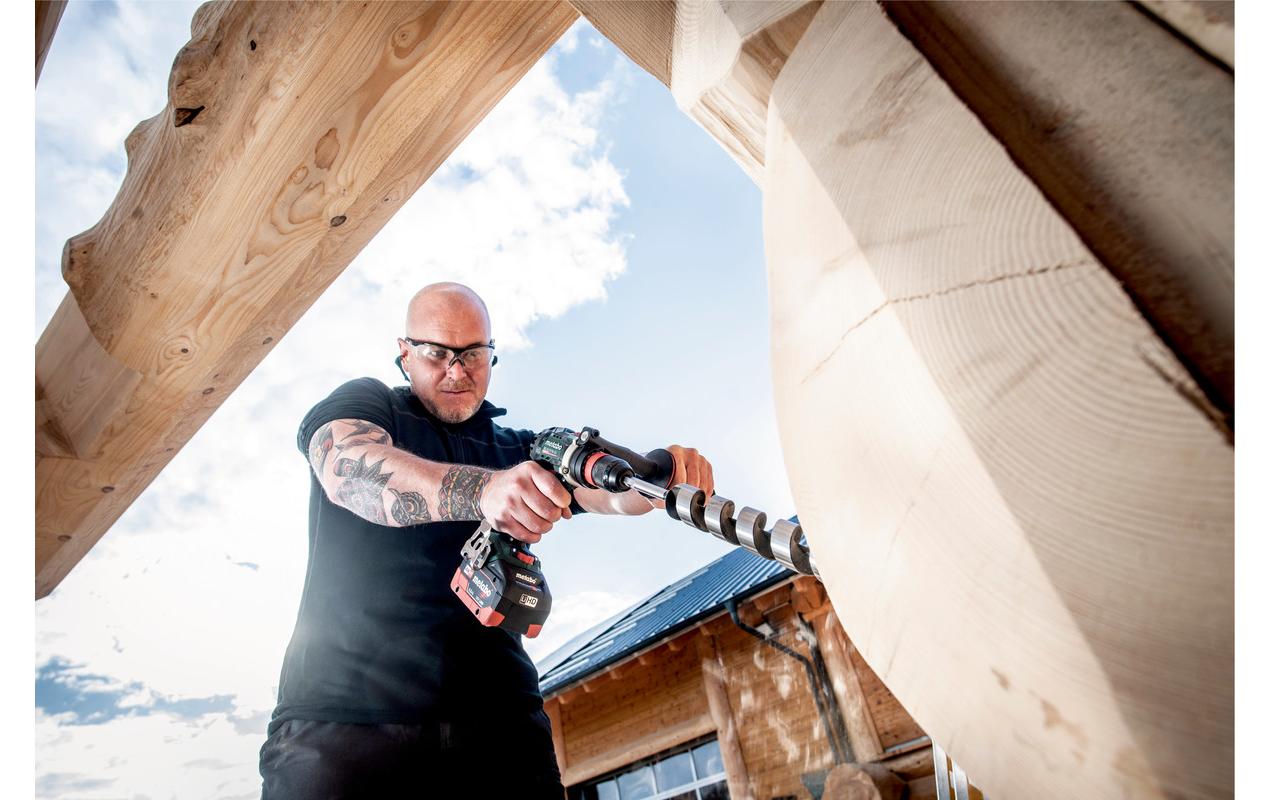Metabo Akku-Bohrschrauber BS 18 LTX BL Q I/2 – 18 V (CAS) – Schnellspannbohrfutter (Ø 13 mm), 130 Nm – Solo