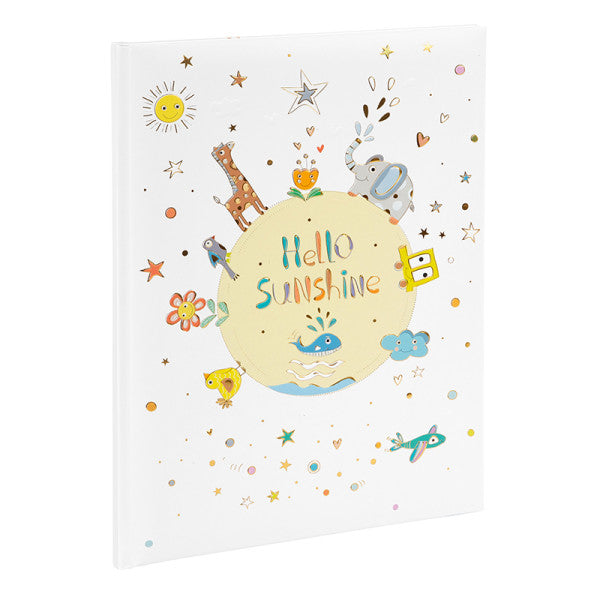 Goldbuch Babytagebuch Hello Sunshine – 44 Seiten – 210 × 280 mm – Gebunden, Mehrfarbig