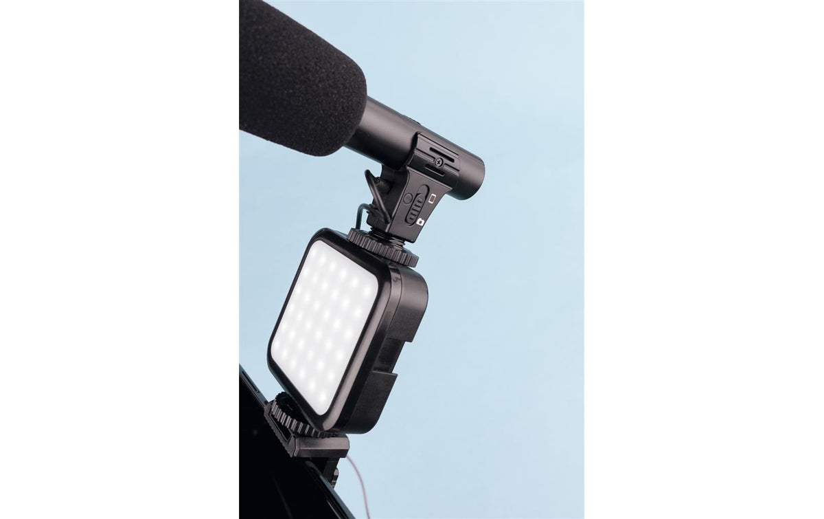 Dörr Uni CV-02 Kameramikrofon – 3,5 mm Klinke, kabelgebunden, Superniere, 20–18'000 Hz, für Kameras, Schwarz
