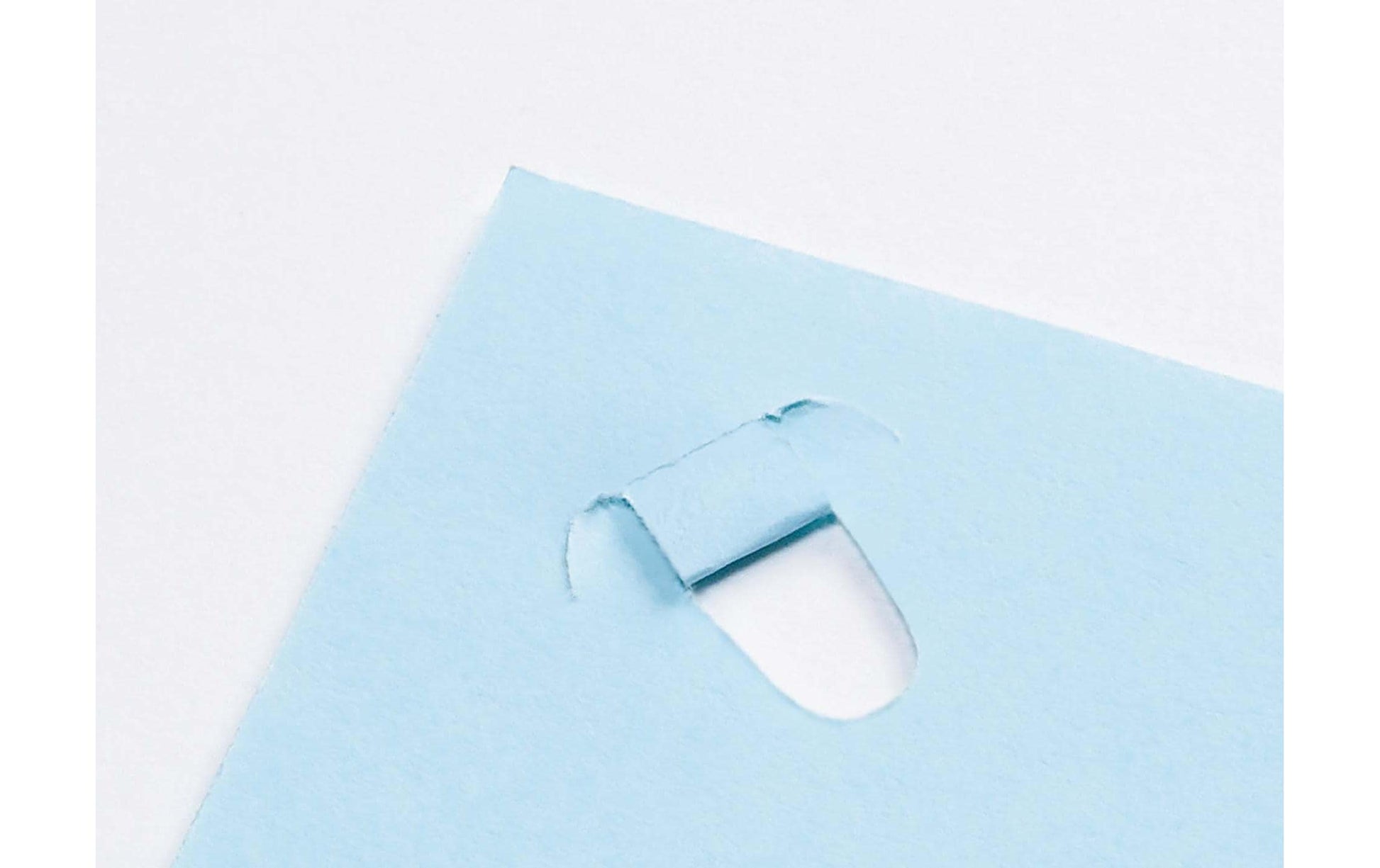 Wedo Hefter, 10 Blatt, klammerlos, blau