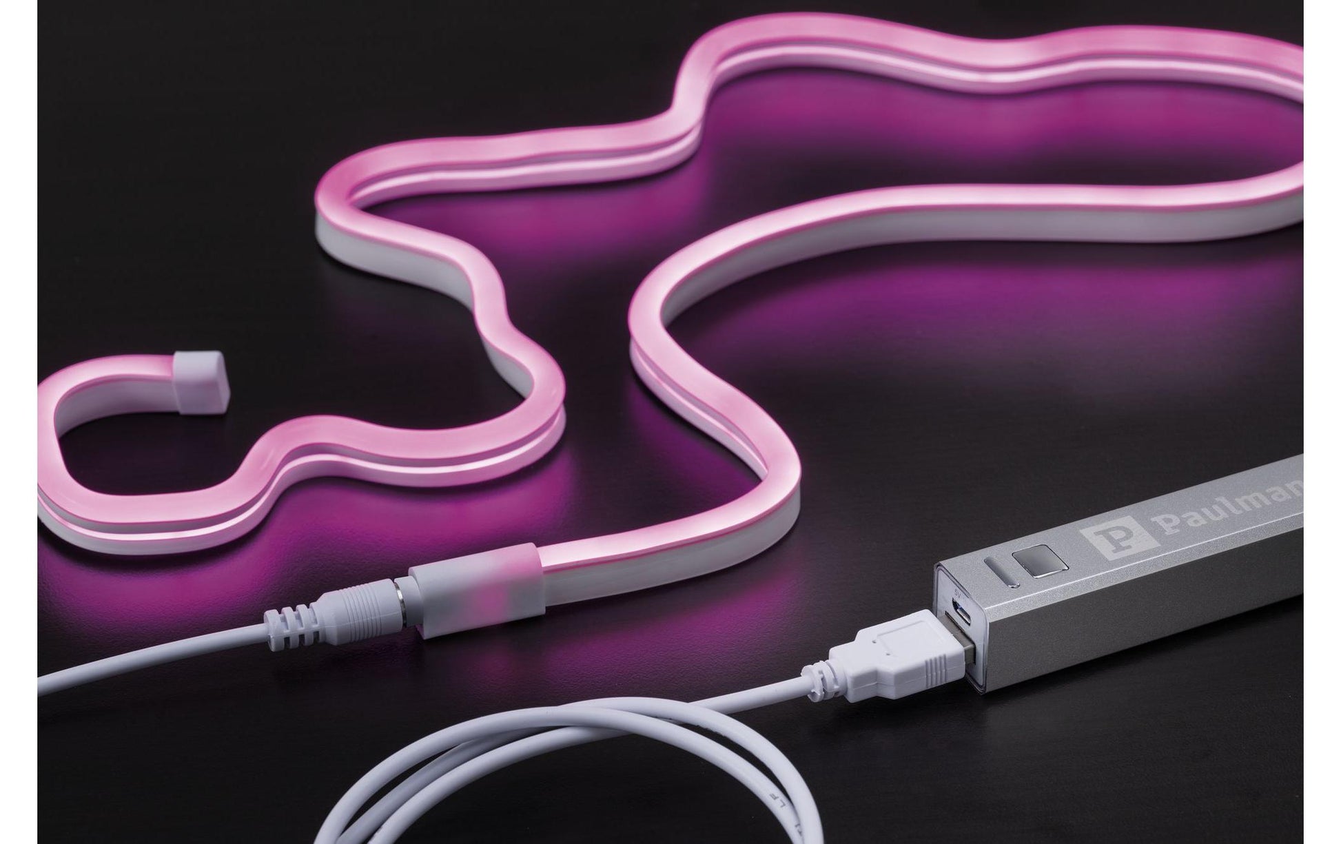 Paulmann LED-Strip – 1 m, 10 lm, 4,5 W, pink, weiss, USB