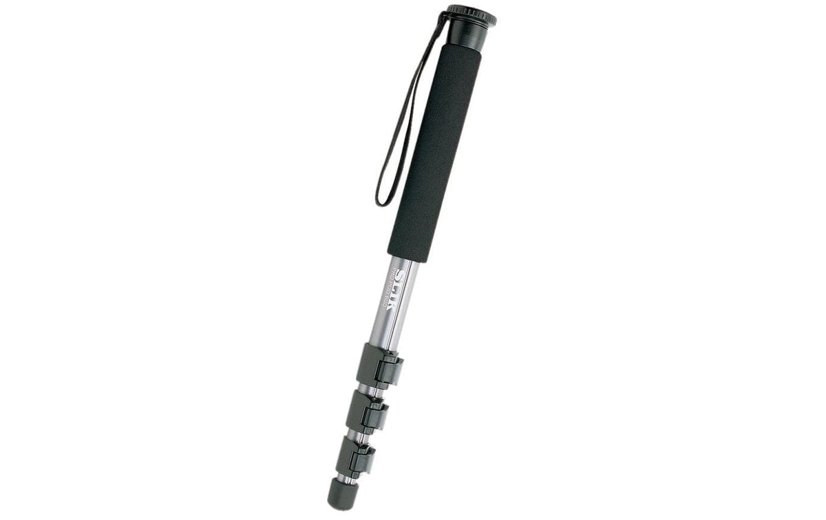 Slik Pro Pod 600 AMT Einbeinstativ – 4 Sektionen, Aluminium, 160 cm, 4 kg Traglast, 1/4" Gewinde – Schwarz