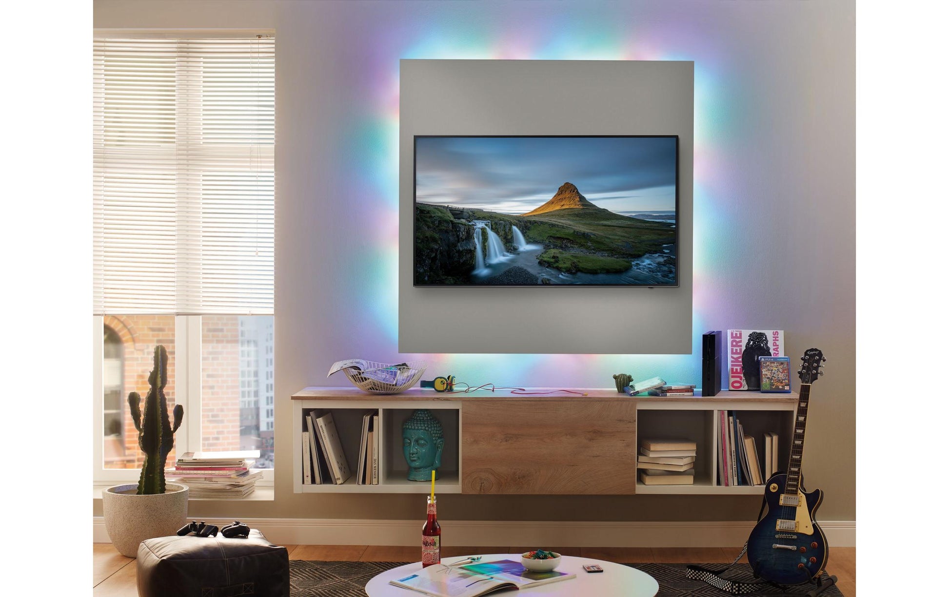 Paulmann LED-Strip – 2er Pack, 10 m, 650 lm, 17 W, RGB, dimmbar, weiss, Fernbedienung