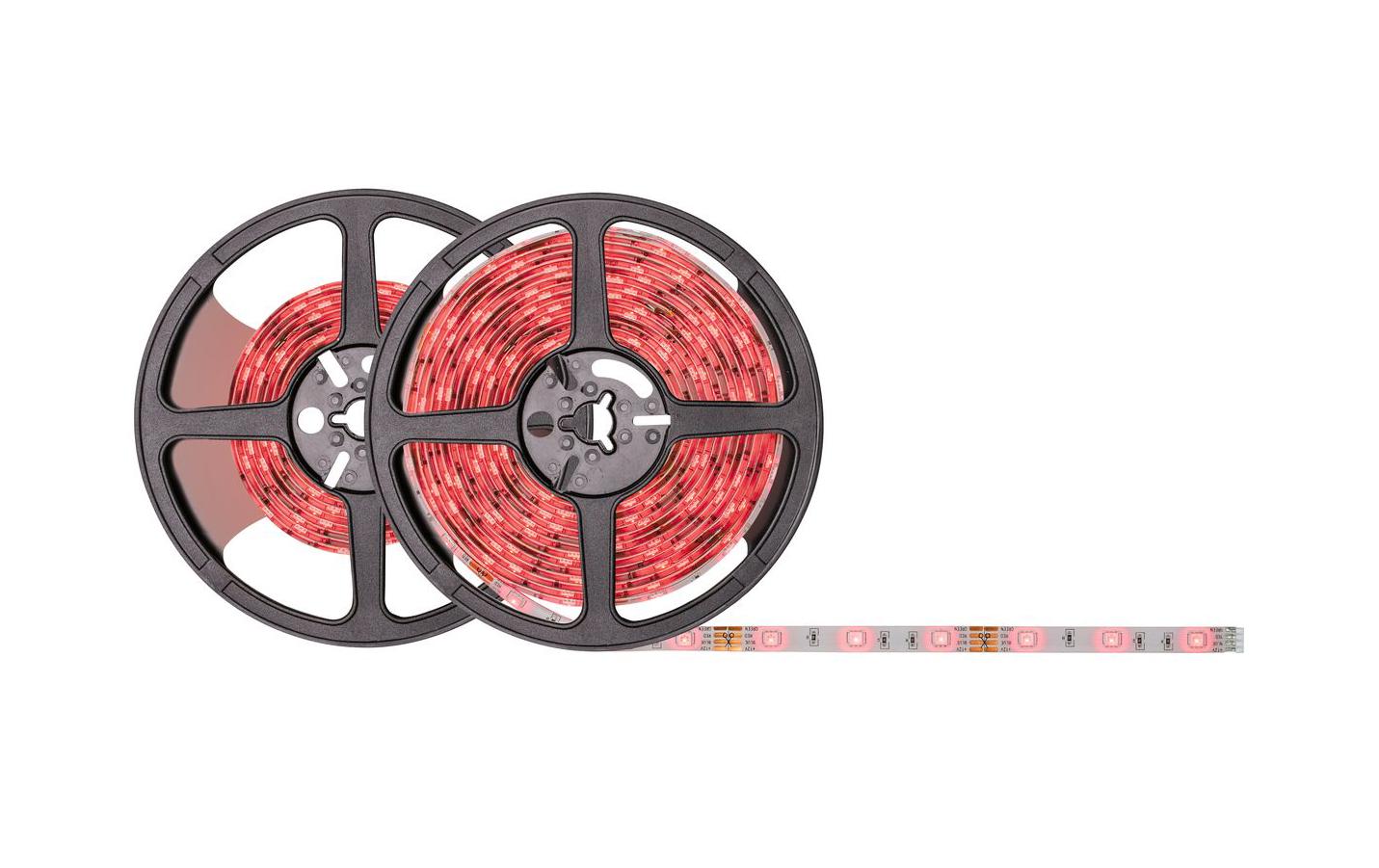 Paulmann LED-Strip SimpLED – 7,5 m, 760 lm, 26 W, RGB, dimmbar, mit Fernbedienung, weiss