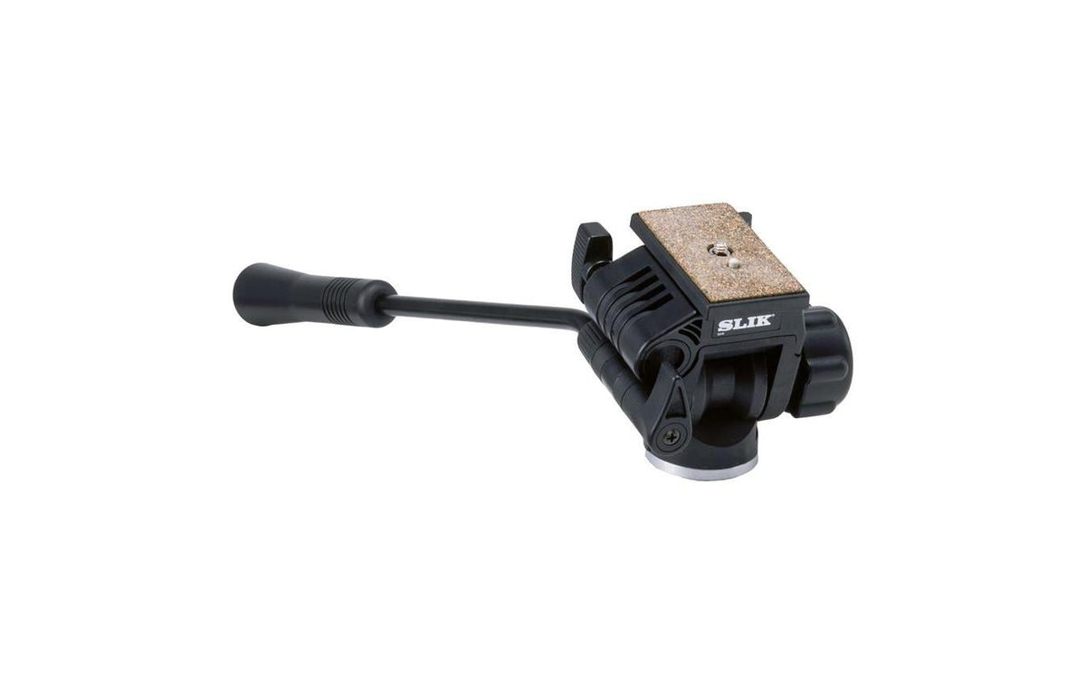 Slik 504QF II Videostativ – 156 cm max, 45 cm min, 3-Sektionen – 3 kg Traglast – Aluminium – Schwarz
