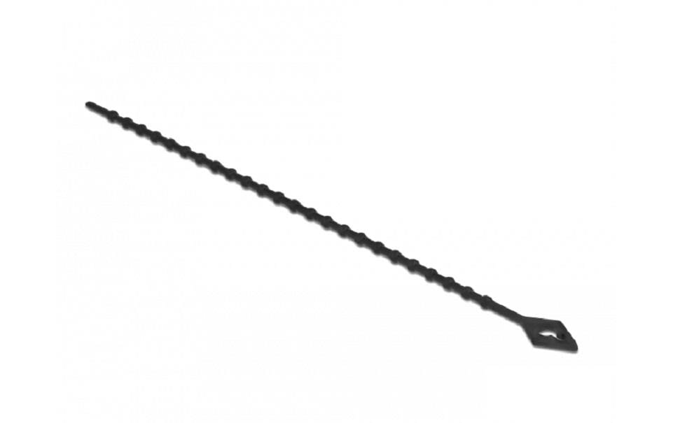 DeLOCK Kabelbinder 150 × 2,4 mm, Polyamid, Schwarz, Wiederverwendbar, 100 Stk.