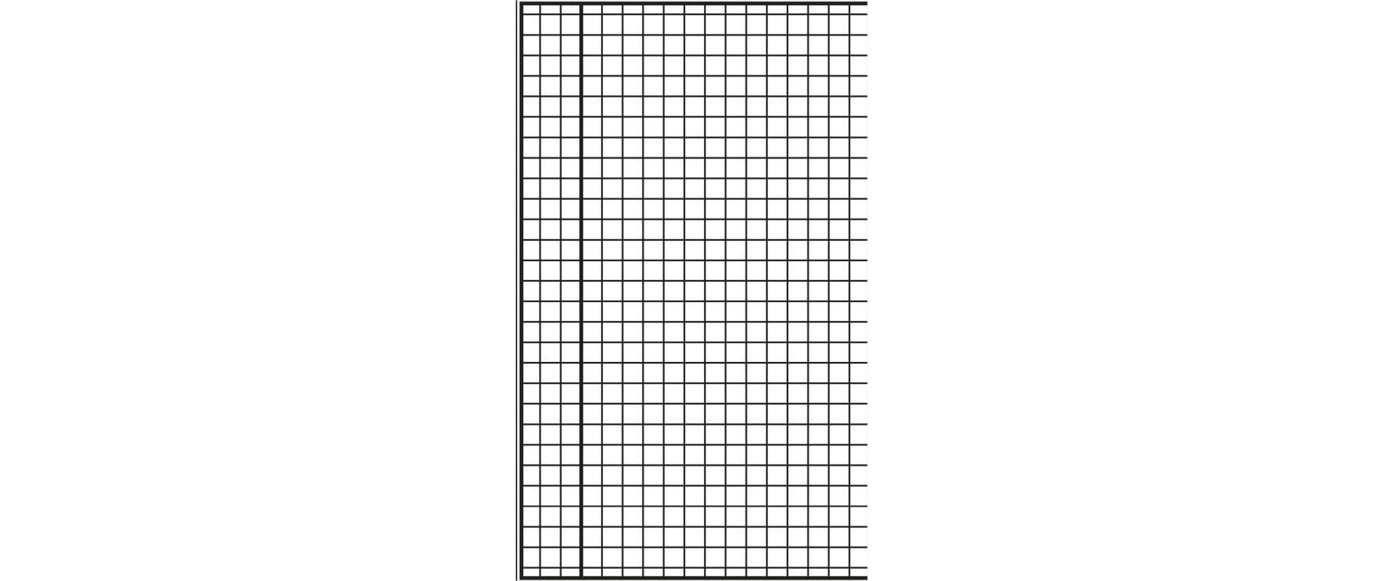 Oxford Collegeblock, Karton, 80 Blatt, 4-fach gelocht, perforiert, 90 g/m² – Schwarz, für SCRIBZEE App