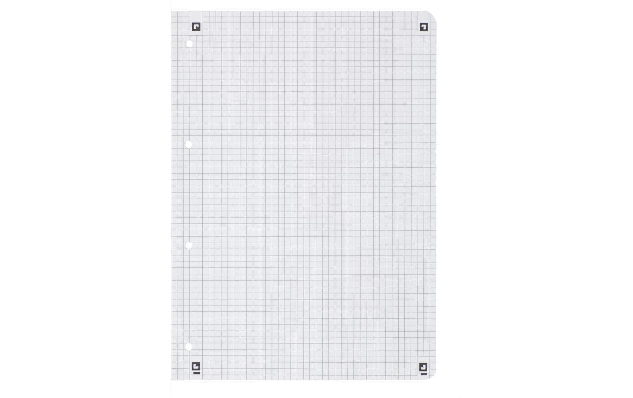 Elba Collegeblock, Spiralbindung, Karton, 80 Blatt, 4-fach gelocht, perforiert, 90 g/m² – mehrfarbig