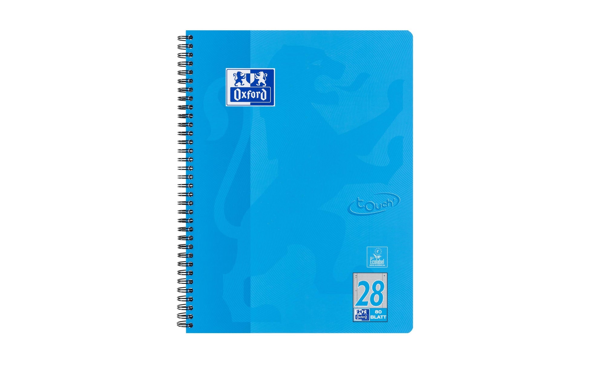 Elba Collegeblock, Karton, 80 Blatt, 4-fach gelocht, perforiert, 90 g/m² – Meerblau, für SCRIBZEE App