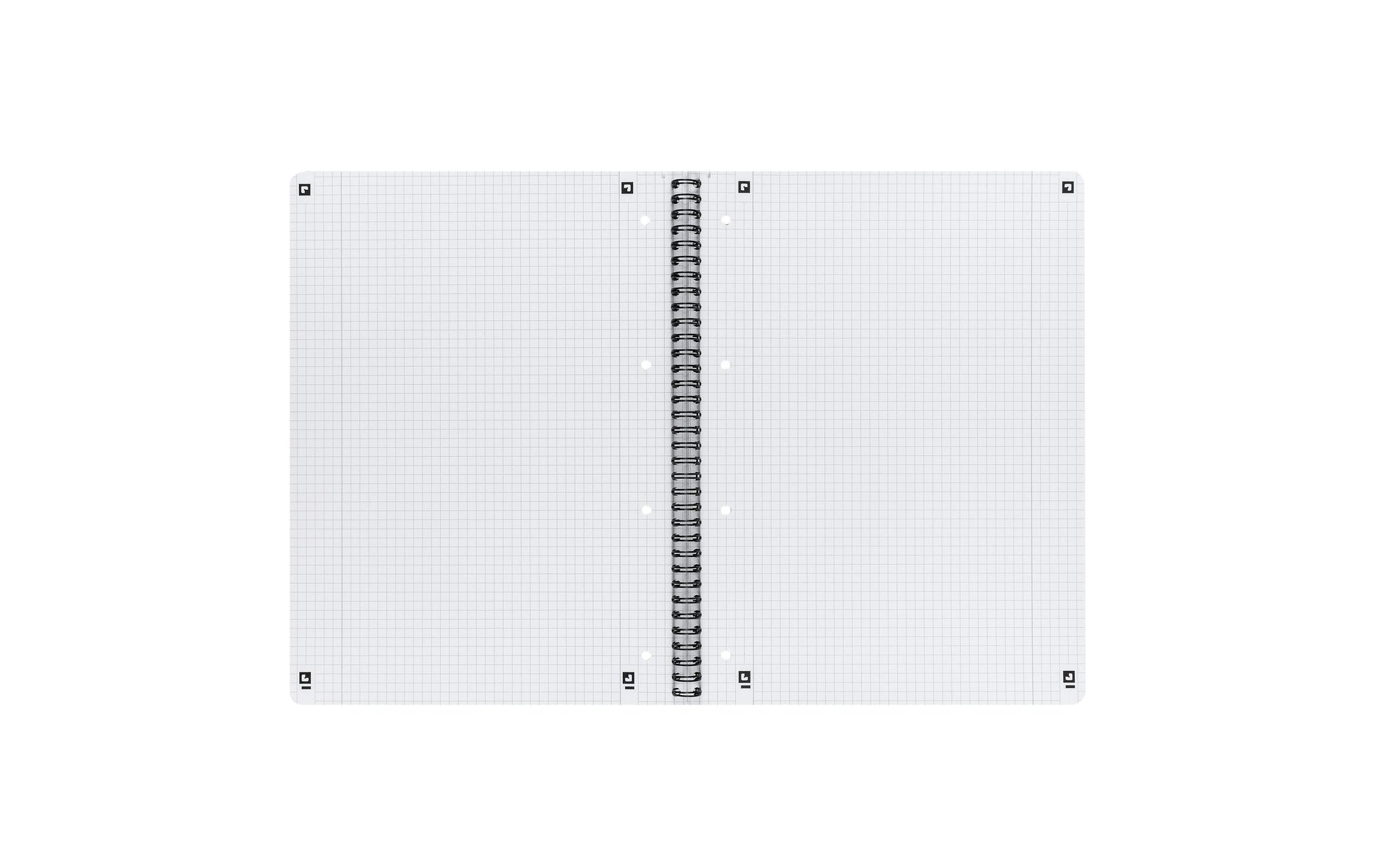 Elba Collegeblock, Karton, 80 Blatt, 4-fach gelocht, perforiert, 90 g/m² – Meerblau, für SCRIBZEE App