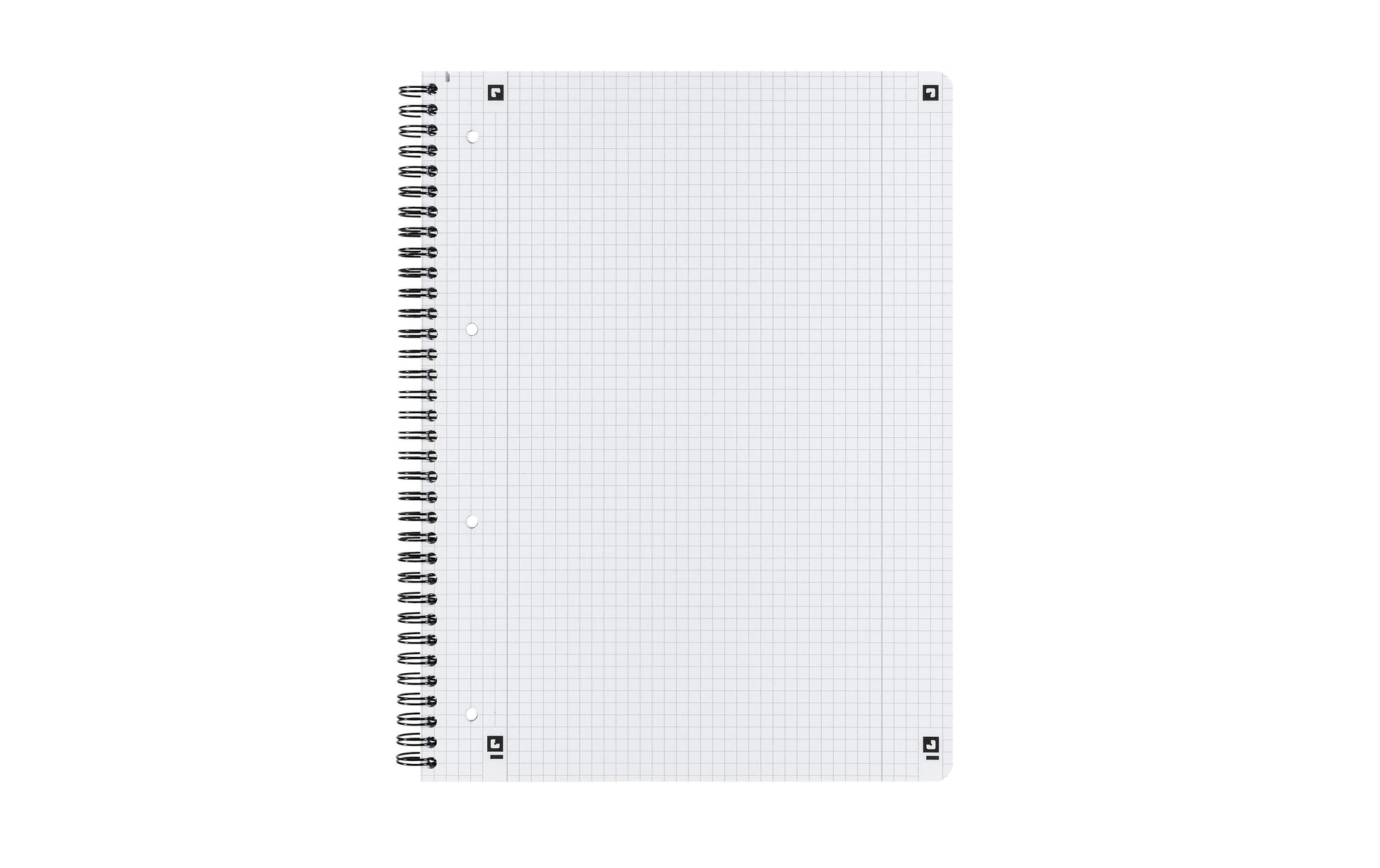 Elba Collegeblock, Karton, 80 Blatt, 4-fach gelocht, perforiert, 90 g/m² – Meerblau, für SCRIBZEE App