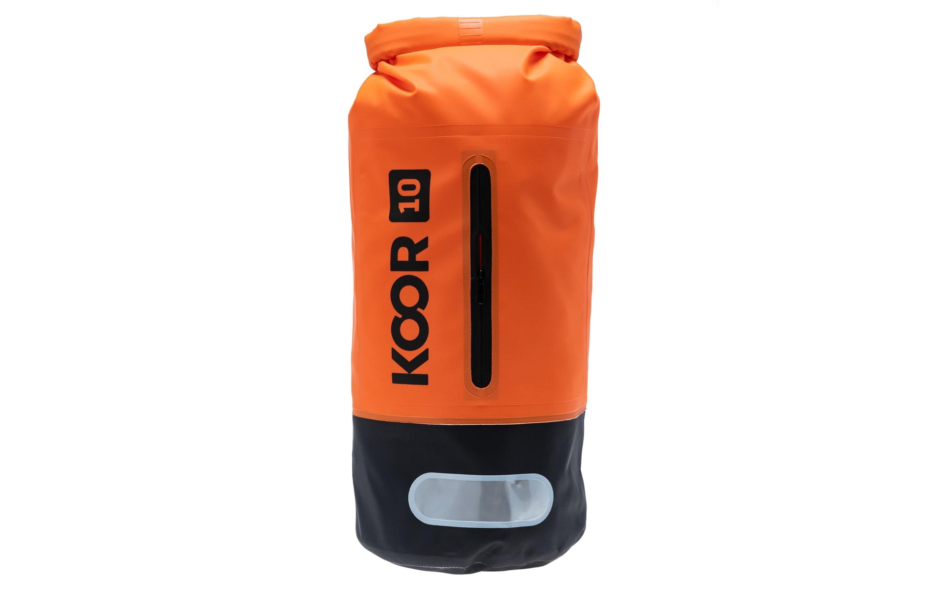 KOOR Sportrucksack – 10 l, wasserfest, PVC – Orange, 200 × 550 × 200 mm