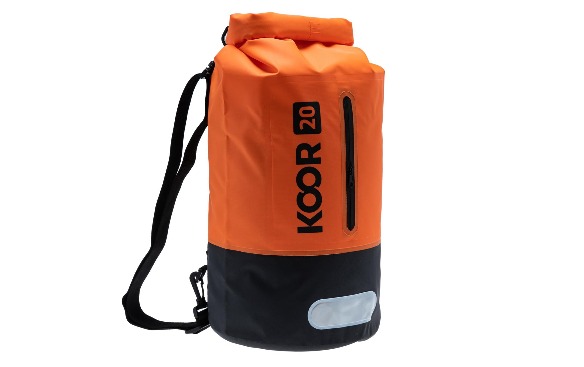 KOOR Sportrucksack – 20 l, wasserfest, reflektierend, PVC – Orange, 220 × 580 × 220 mm