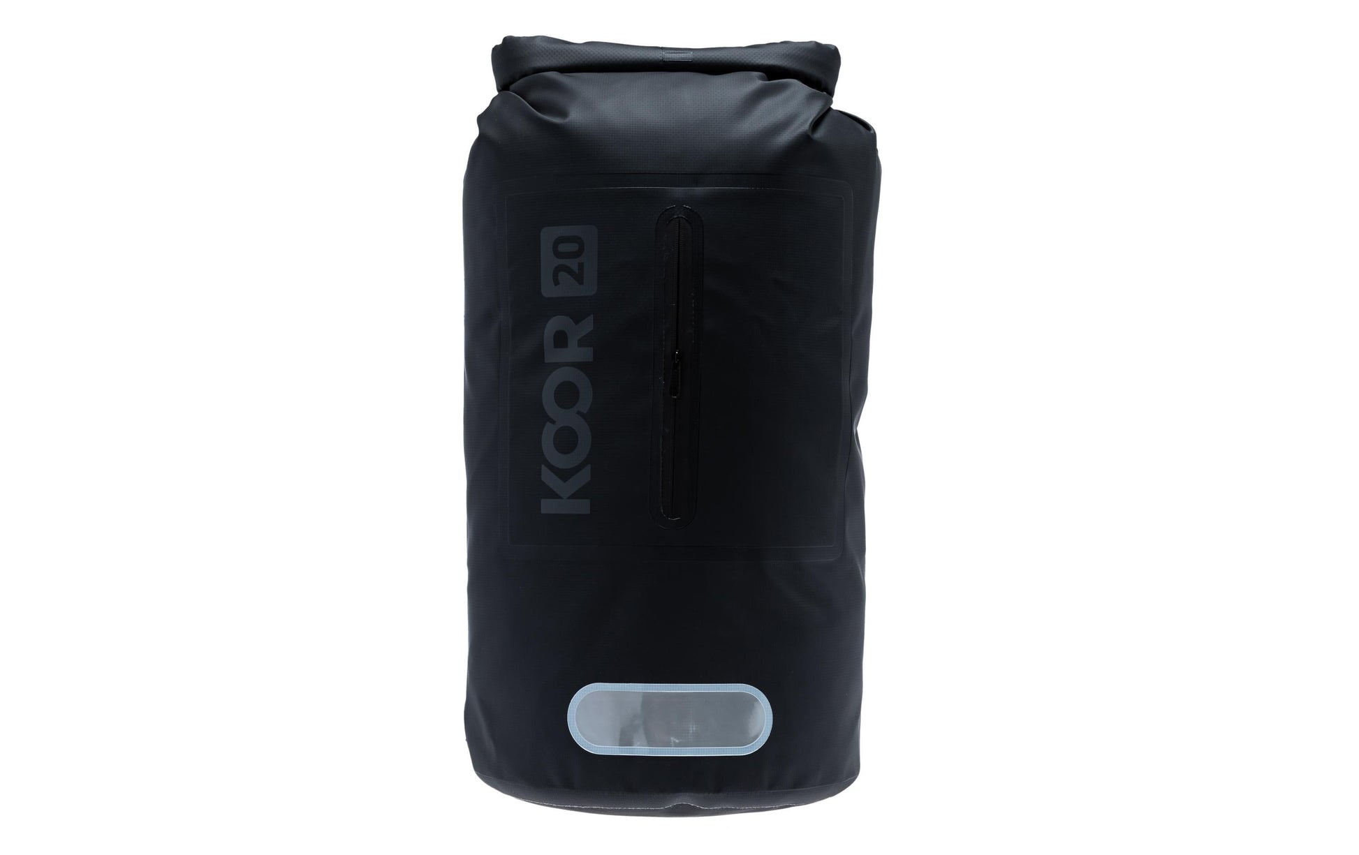 KOOR Sportrucksack – 20 l, wasserfest, PVC – Schwarz, 220 × 580 × 220 mm